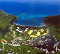 St. Martin/St. Maarten arial view