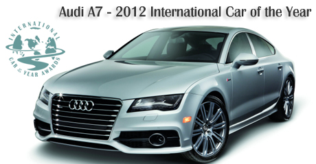 2012 Audi A7 - 2012 International Car of the Year - Road & Travel Magazine