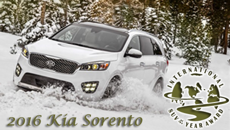 2016 Kia Sorento Named 2016 International SUV of the Year on ICOTY's 20th Anniversary - Presented by Road & Travel Magazine