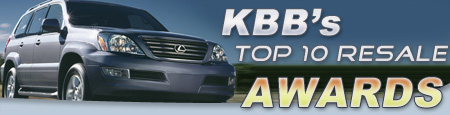 KBB's Top 10 Best Resale Awards