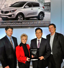 2011 International Car of the Year presents to Kia Sportage