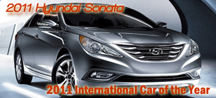 Hyundai Sonata - Named 2011 International Car of the Year by ICOTY Jury