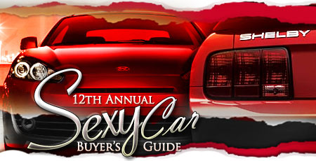 12th Annual Sexy Car Buyer's Guide