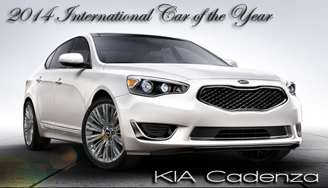 2014 Kia Cadenza Wins International Car of the Year - Making a strong emotional connection with car and consumer