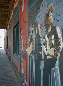 A mural in Wichita's Old Town.