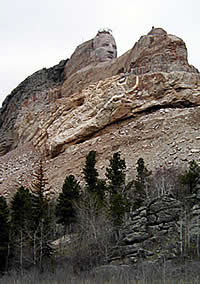 Crazy Horse Carving